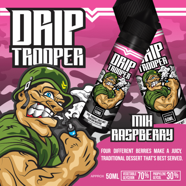 Drip Trooper - Mix Raspberry's - Shortfill 50ml
