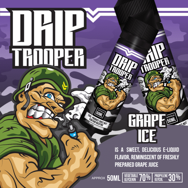 Drip Trooper - Grape Ice - Shortfill 50ml