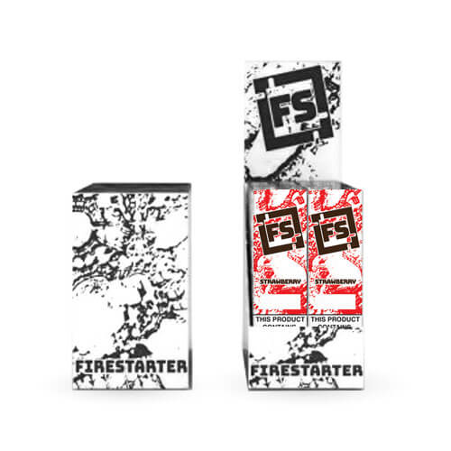 Firestarter - Strawberry - 10ml 50/50 - 10 Pack