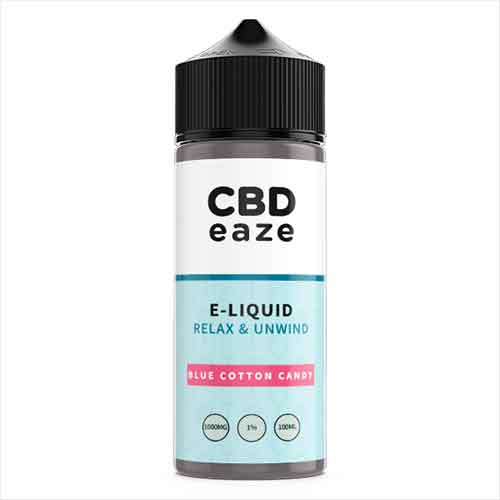 CBDeaze - Blue Cotton Candy - 100ml 1000mg