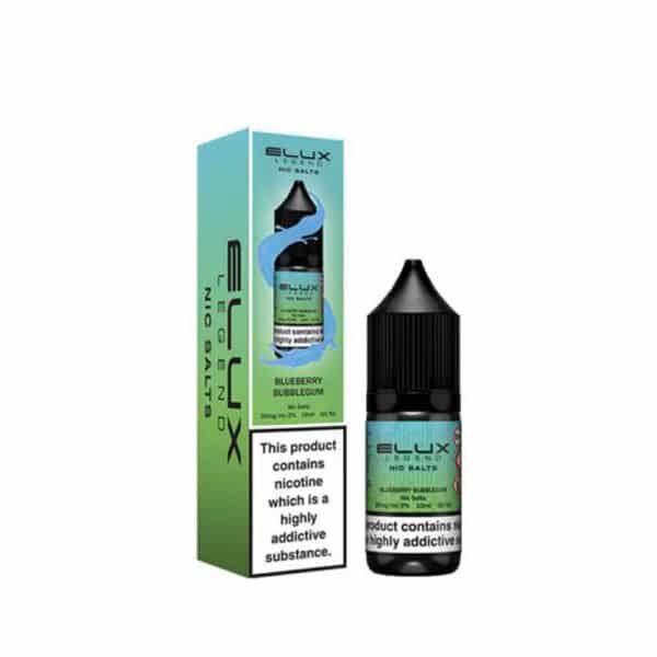Elux Legend Nic Salts - Blueberry Bubblegum - 10ml 10/20mg 50/50