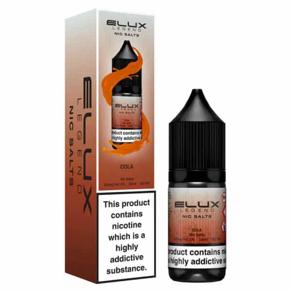 Elux Legend Nic Salts - Cola - 10ml 10/20mg 50/50