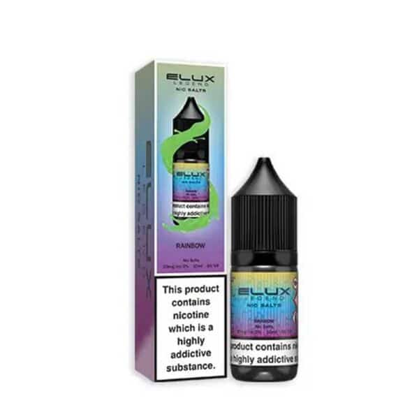 Elux Legend Nic Salts - Rainbow - 10ml 10/20mg 50/50