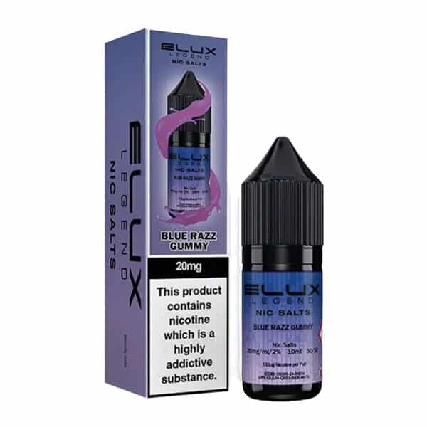 Elux Blue Razz Gummy Liquid