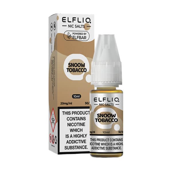 ElfLiq Salt - Snoow Tobacco - 10ml 10/20mg 50/50
